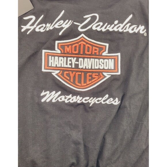 NWT Harley-Davidson® Women's Iconic Black Long Sleeve Henley - Size Small - Picture 5 of 7